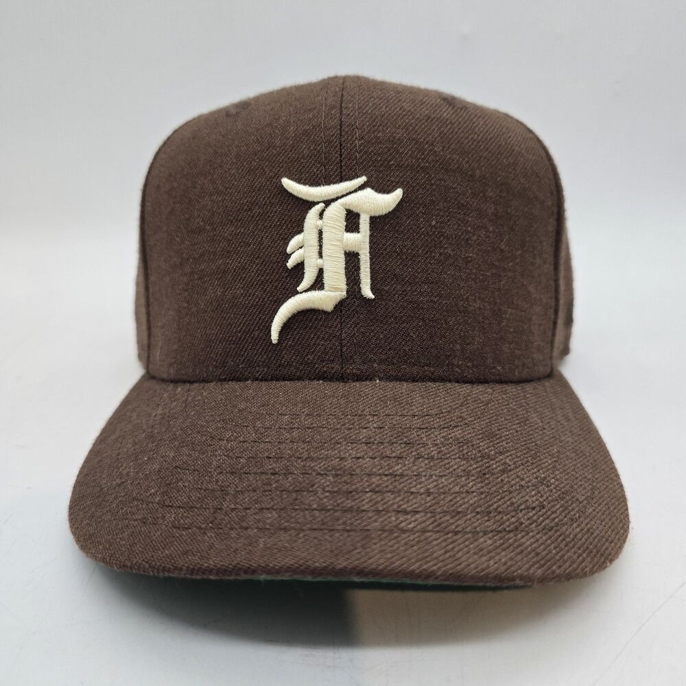 FEAR OF GOD ESSENTIAL X New Era MLB Wool Fitted Hat, (Size 7)  Brown
